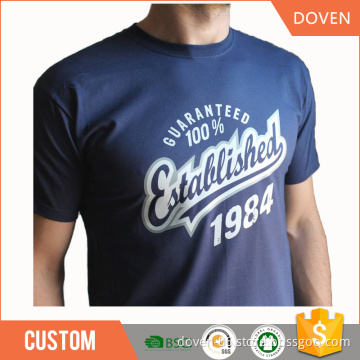 High quality tshirt design custom logo printed cotton t shirts
